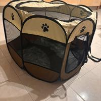 recinto pieghevole per cani