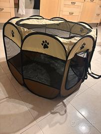 recinto pieghevole per cani