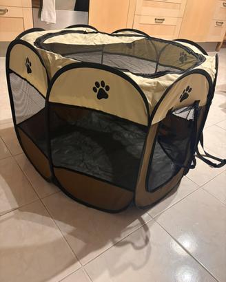 recinto pieghevole per cani