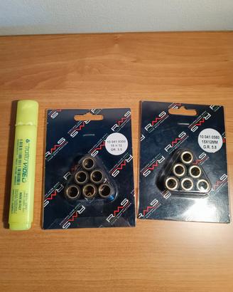 2 Kit rullini variatore 15x12 mm