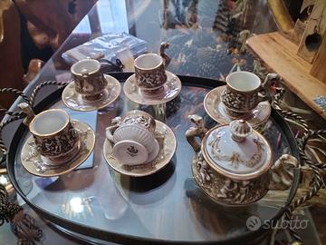 set caffè Capodimonte 