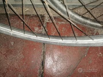 Cerchi bicicletta freni a bacchetta