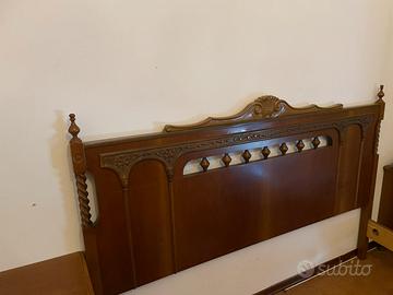 Testiera letto matrimoniale in legno