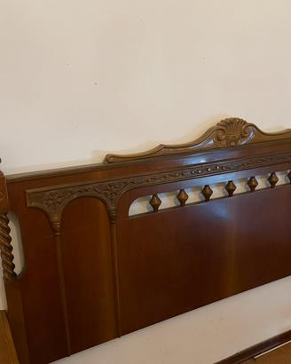 Testiera letto matrimoniale in legno