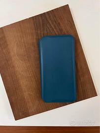 Cover Apple folio pelle petrolio Iphone 11 Pro Max