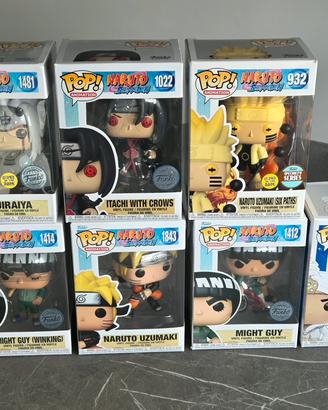 Lotto Funko Pop Naruto Shippuden + Aladdin 