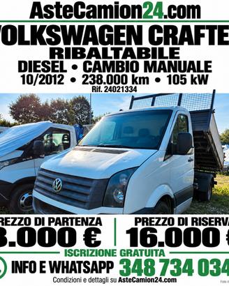 Volkswagen crafter RIBALTABILE ASTA LIBERA