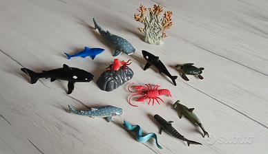 Set animali acquatici giochi