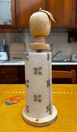 Porta scottex con frutta