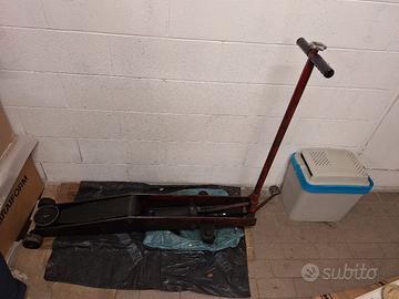 cric professionale da officina a carrello
