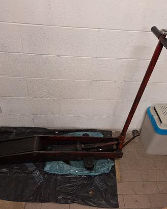 cric professionale da officina a carrello