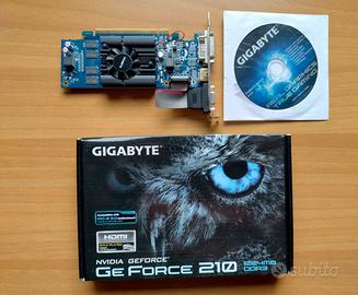 SCHEDAGRAFICA GIGABYTE NVIDIA GeForce 210 1GB DDR3