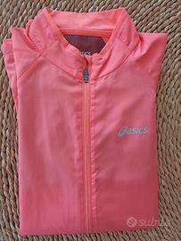 giacca a vento, da corsa, jogging Asics, tg. S