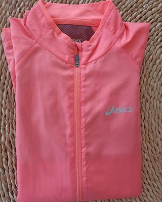 giacca a vento, da corsa, jogging Asics, tg. S