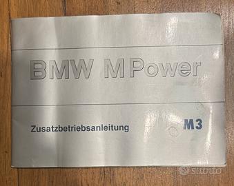 BMW M3 E30 Supplemento  uso e manutenzione