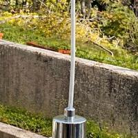 Lampadario moderno in vetro satinato