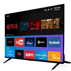 SMART TV LCD 4K intelligente da 55 pollici, Nuovo