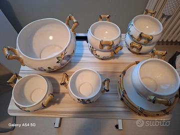 servizio i ceramica per zuppe