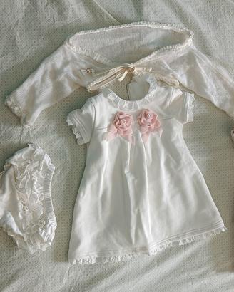 Vestito Battesimo 6m + accessori