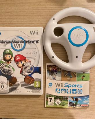 Nintendo Wii mariokart e wii sport