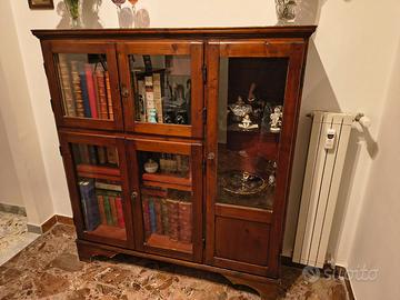 Vetrina libreria dispensa antica