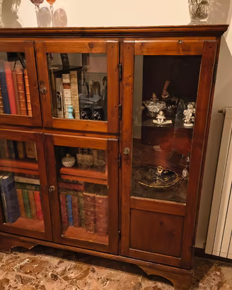 Vetrina libreria dispensa antica