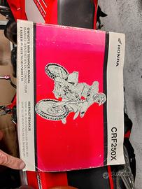 honda CRF250X manuale officina originale