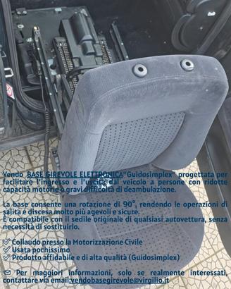 base girevole elettronica "guidosimplex"
