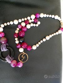 Collana Gattinoni in pietra naturale agata