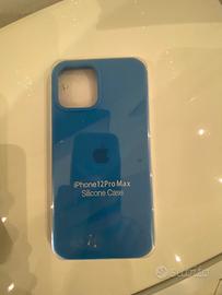 Cover iPhone 12 Pro Max Silicone Blu