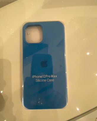 Cover iPhone 12 Pro Max Silicone Blu