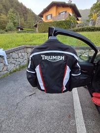 giacca moto triumph 