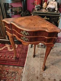 Angoliera antica noce stile '700 zampe caprine 