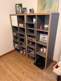 Mobili modulari a scomparti