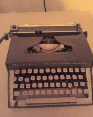 Remington deluxe macchina da scrivere anni 70