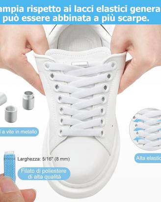 Stock Lacci elastici per scarpe