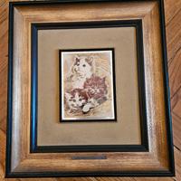 Quadro I gattini di Aldo Raimondi esemplare N. 94