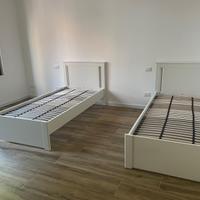 2 letti singoli MAI USATI con doghe e materasso