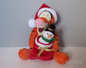 Peluche Tigger Santa Disney. Vintage. Babbo Natale