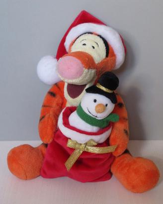 Peluche Tigger Santa Disney. Vintage. Babbo Natale