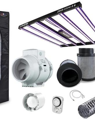 Grow box kit completo 60x60x160 con tutti accessor