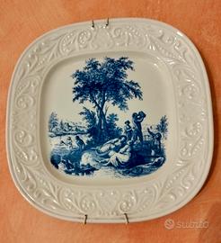 Piatto da parete in porcellana