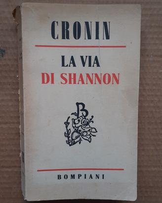 Vecchio Lbro "La via di Shannon" - Cronin