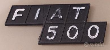 Accessori FIAT 500 del 1965