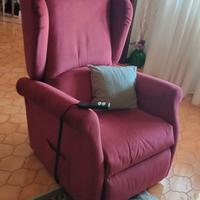 Poltrona relax-alzapersona a 2 motori