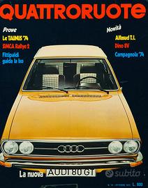 Rivista quattroruote ottobre 1973