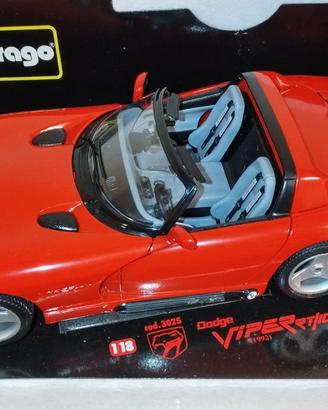 modellino dodge viper rt10 1992 1-18