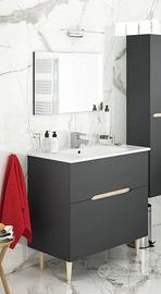 Mobile bagno antracite rovere