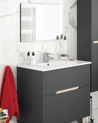 Mobile bagno antracite rovere