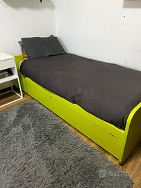 Latto singolo con brandina sfilo